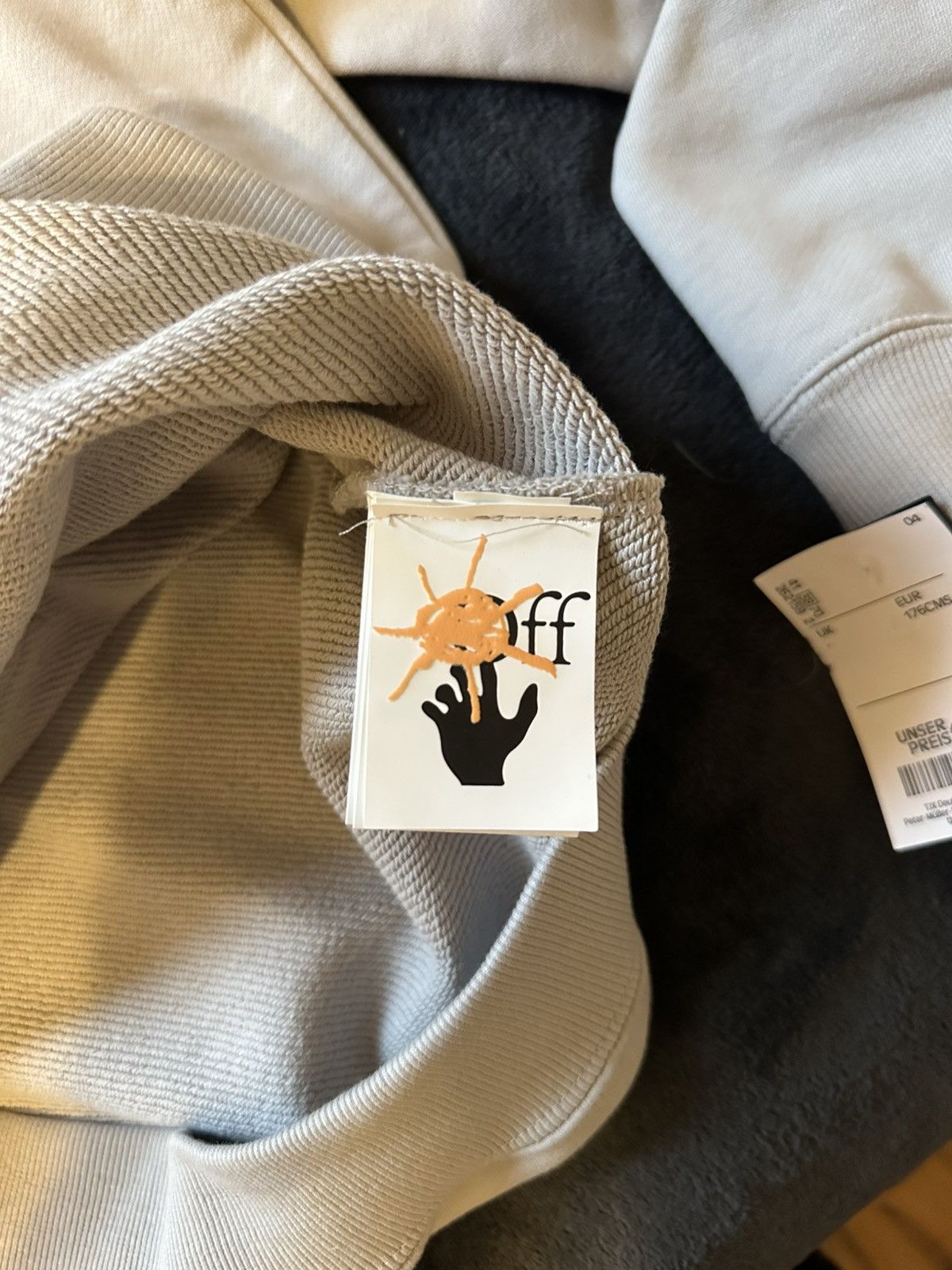 Off-White Off-White Hoodie Grey | Kids Size fits S/M | New with Tags Size US M / EU 48-50 / 2 - 11 Thumbnail