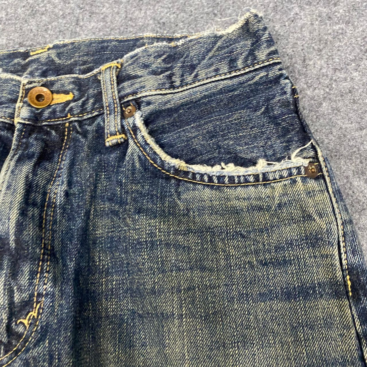 If Six Was Nine 💥Best Offer💥Vintage Edwin 505 Selvegde Distressed Denim Size US 28 / EU 44 - 10 Thumbnail