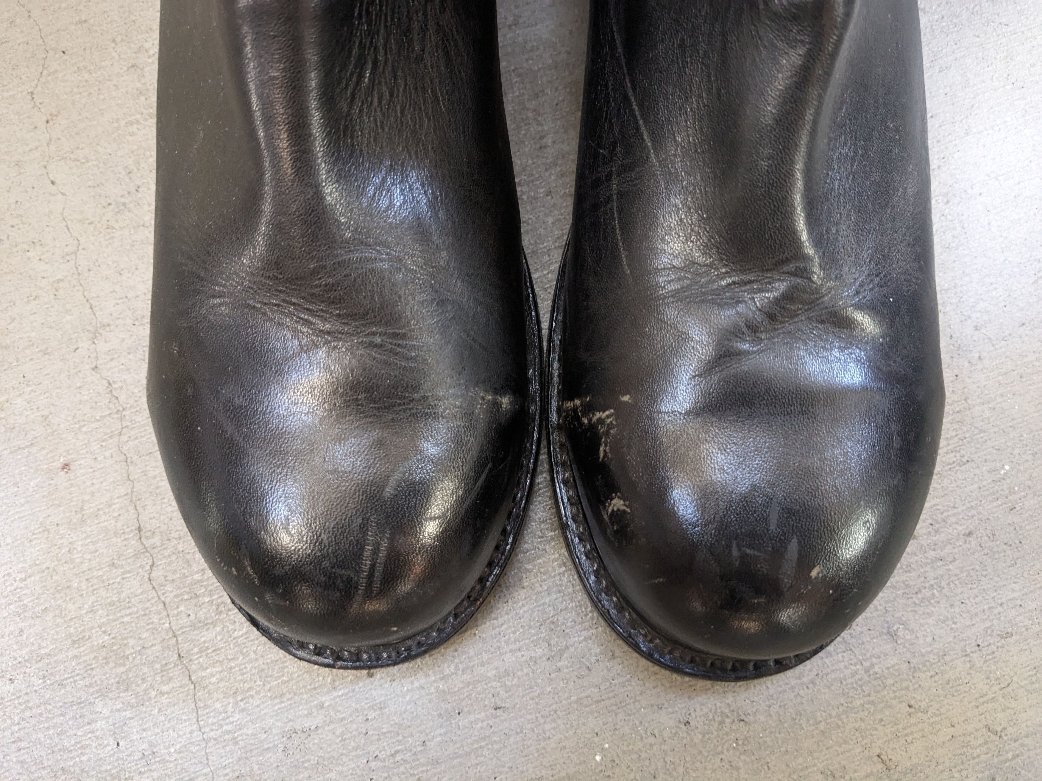 Genuine Leather Vintage Chelsea Boots Black Leather 11 Mexico Steel Toe Size US 11 / EU 44 - 5 Thumbnail