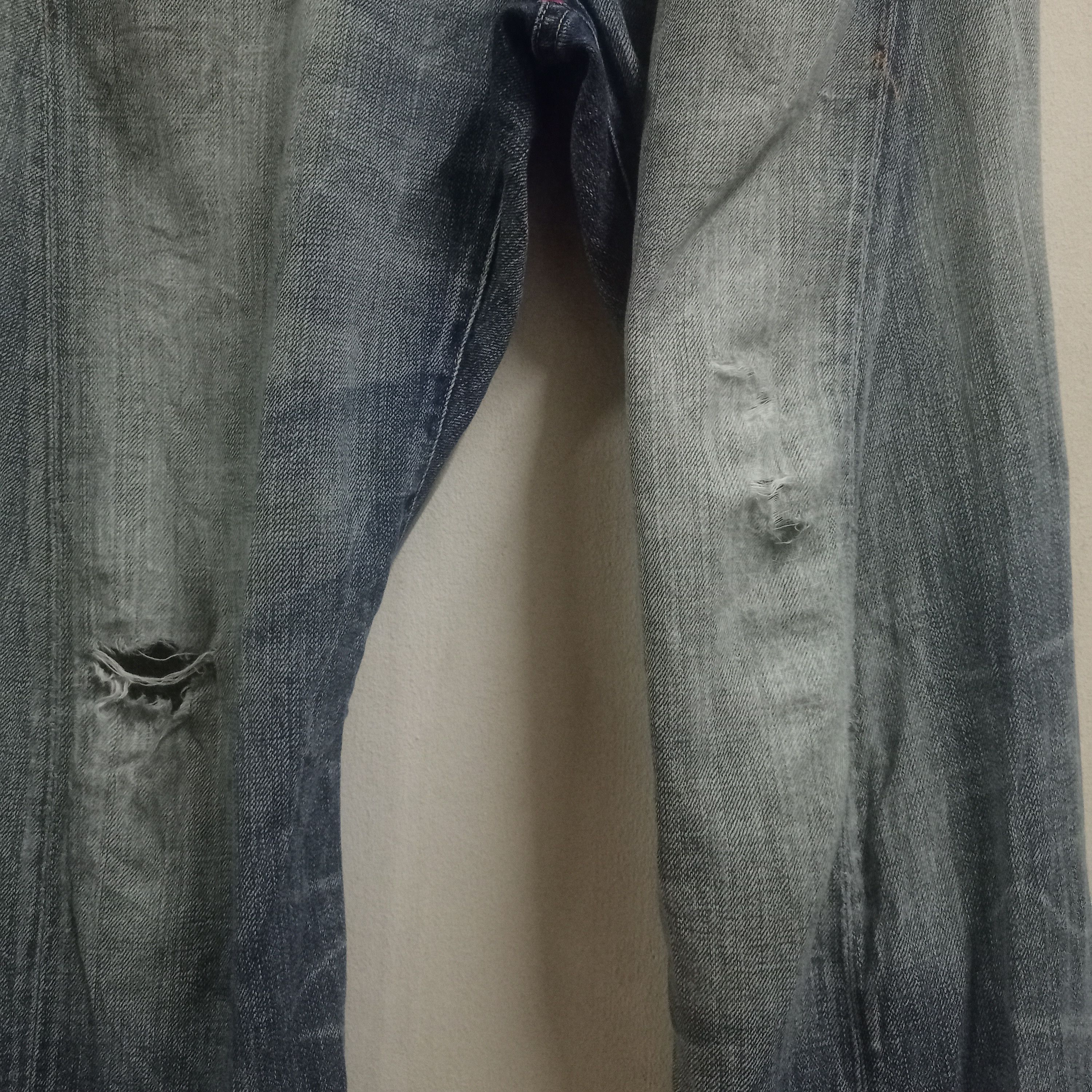 Levi's Vintage 90s Levis Japan Buckle Back Selvedge Baggy Jeans Size US 32 / EU 48 - 5 Thumbnail