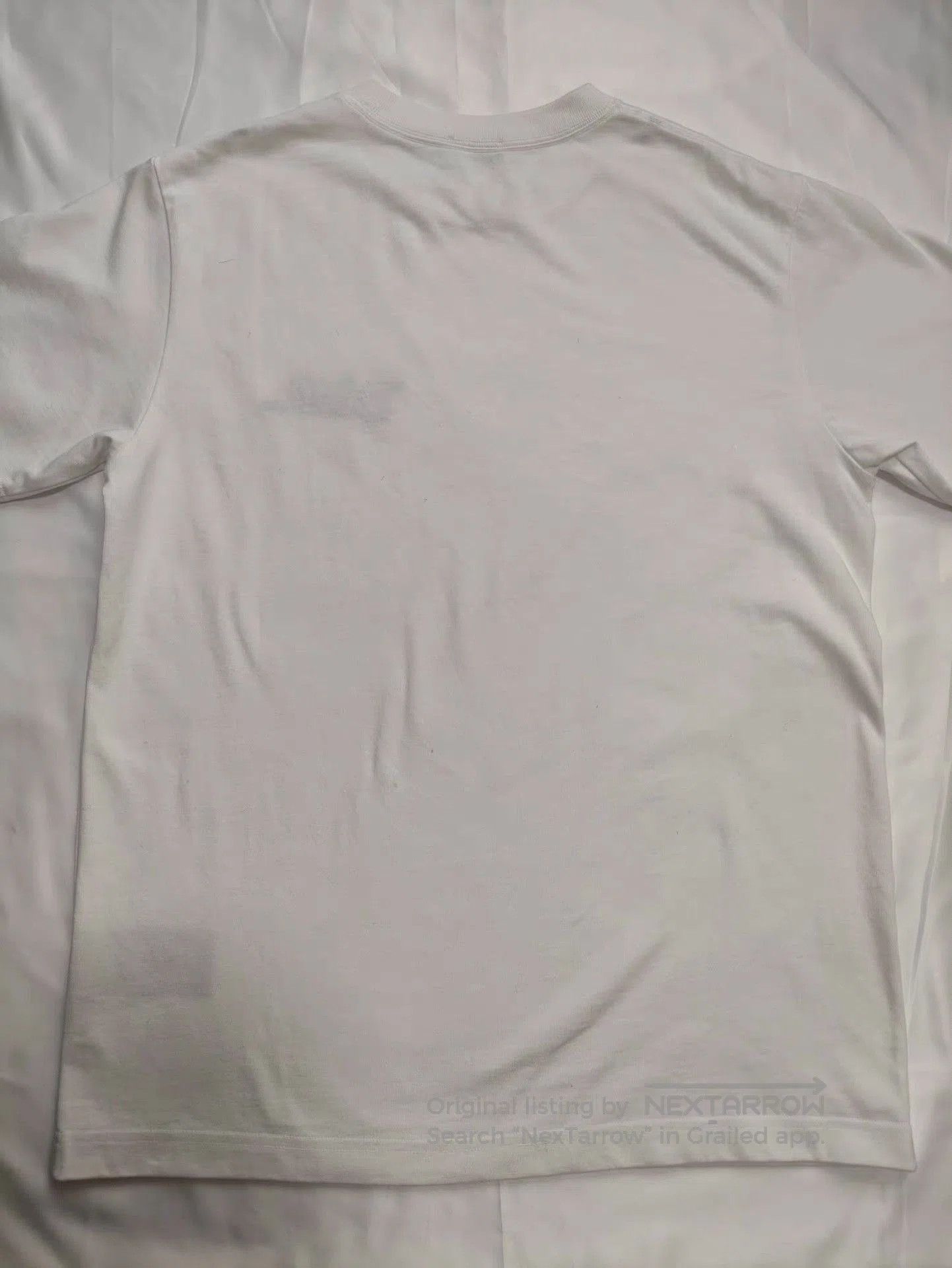 Dior White Short Sleeve T-Shirt with Embroidered Detail. Size US M / EU 48-50 / 2 - 2 Thumbnail