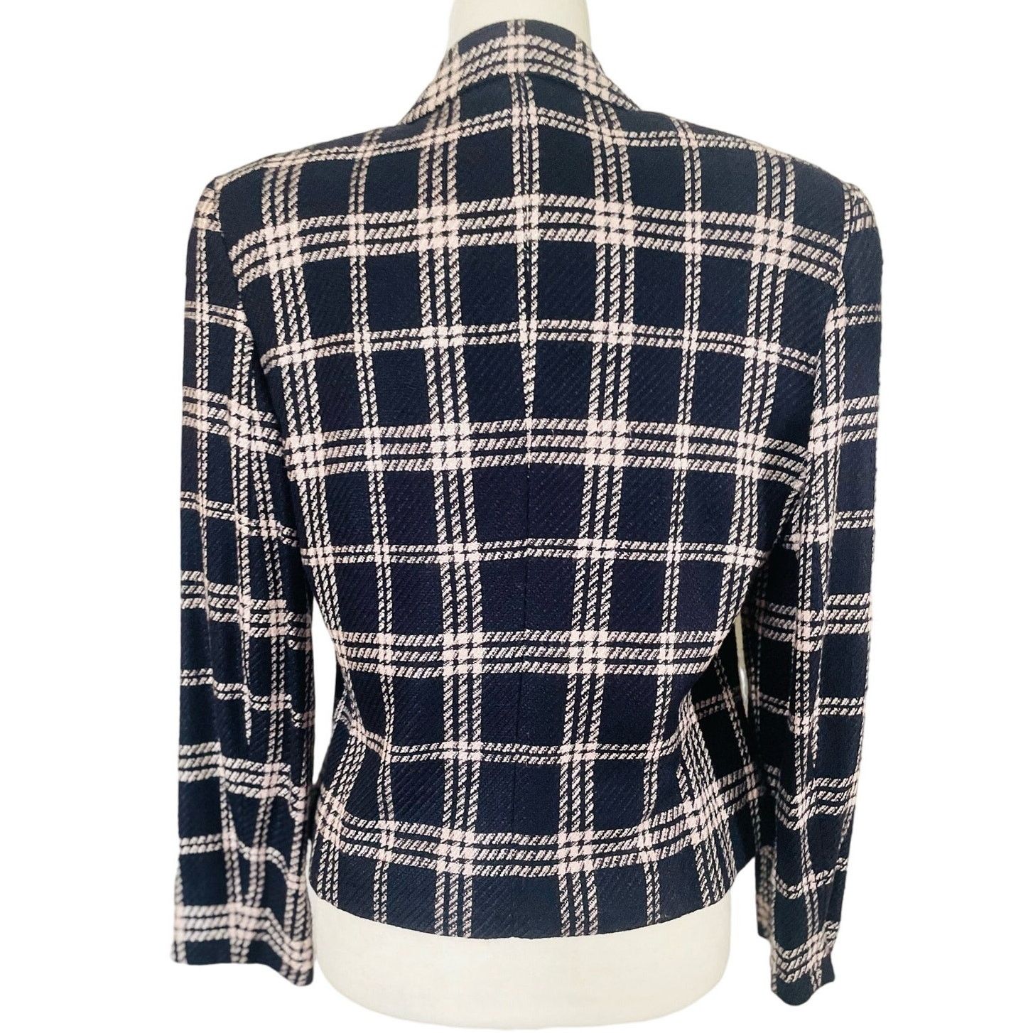 Other Breckenridge Womens Vintage Plaid Blazer Size S / US 4 / IT 40 - 2 Thumbnail