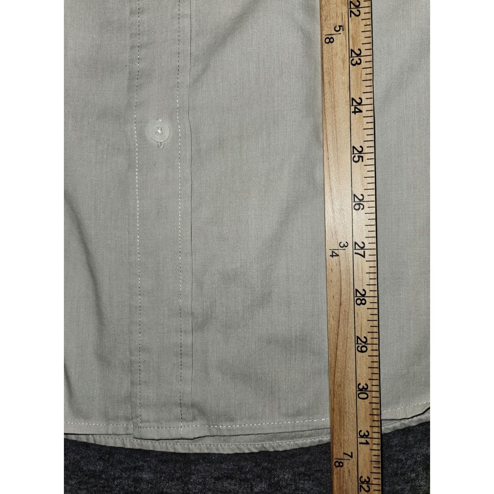 Vintage Antigua Button-Down Shirt Men's XL Tan Long Sleeve KU Jayhawks Embroidered Shirt Size US XL / EU 56 / 4 - 4 Thumbnail
