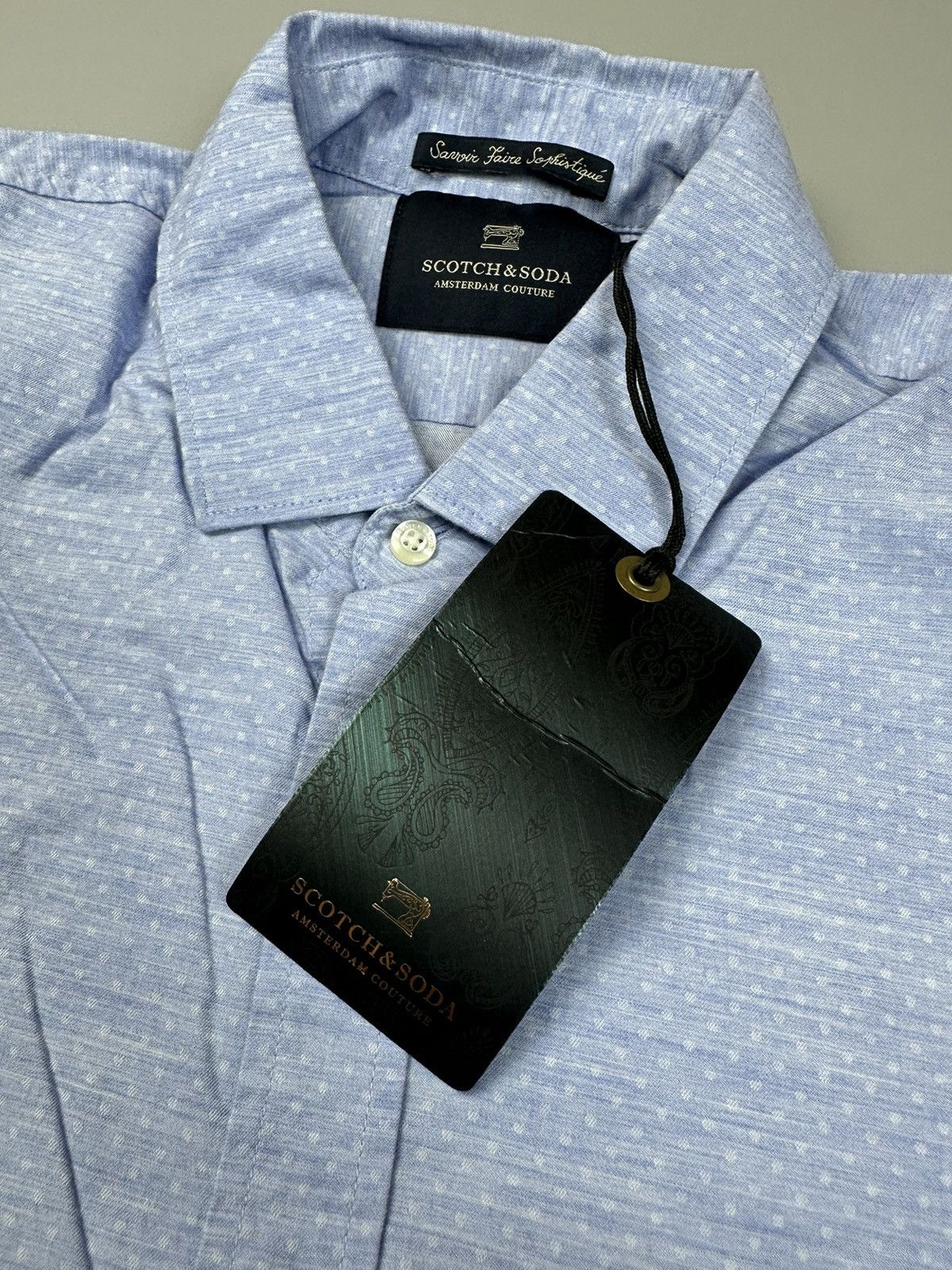 Scotch & Soda Classic Scotch&soda Pea buttoned shirt Light Blue Size US S / EU 44-46 / 1 - 4 Thumbnail