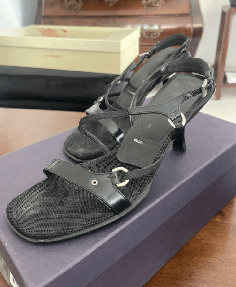 Prada Prada shoes sandals mules heels Vintage Leather Size US 6 / IT 36 - 1 Thumbnail