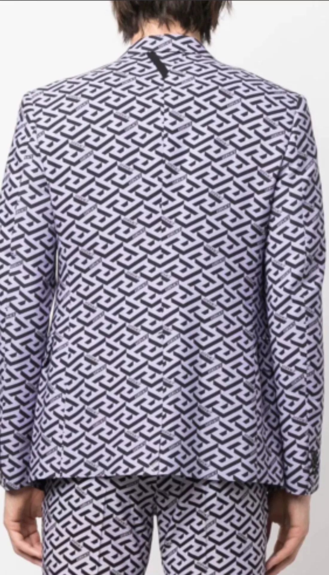 Versace Versace La Greca All-Over Print Blazer Size US S / EU 44-46 / 1 - 2 Thumbnail