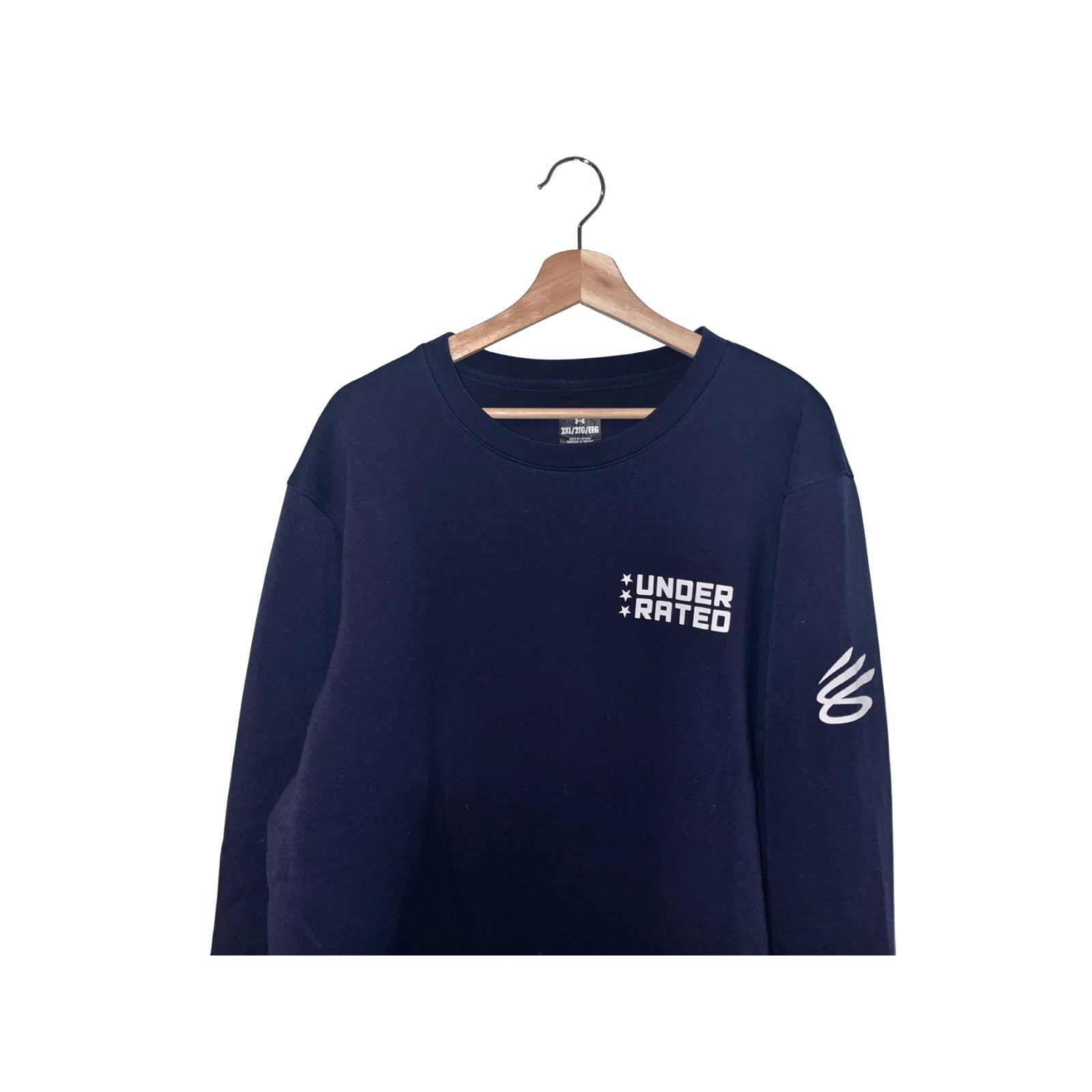 Under Armour Steph Curry Underrated Golf Crewneck Sweatshirt 2XL NWOT Size US XXL / EU 58 / 5 - 3 Thumbnail