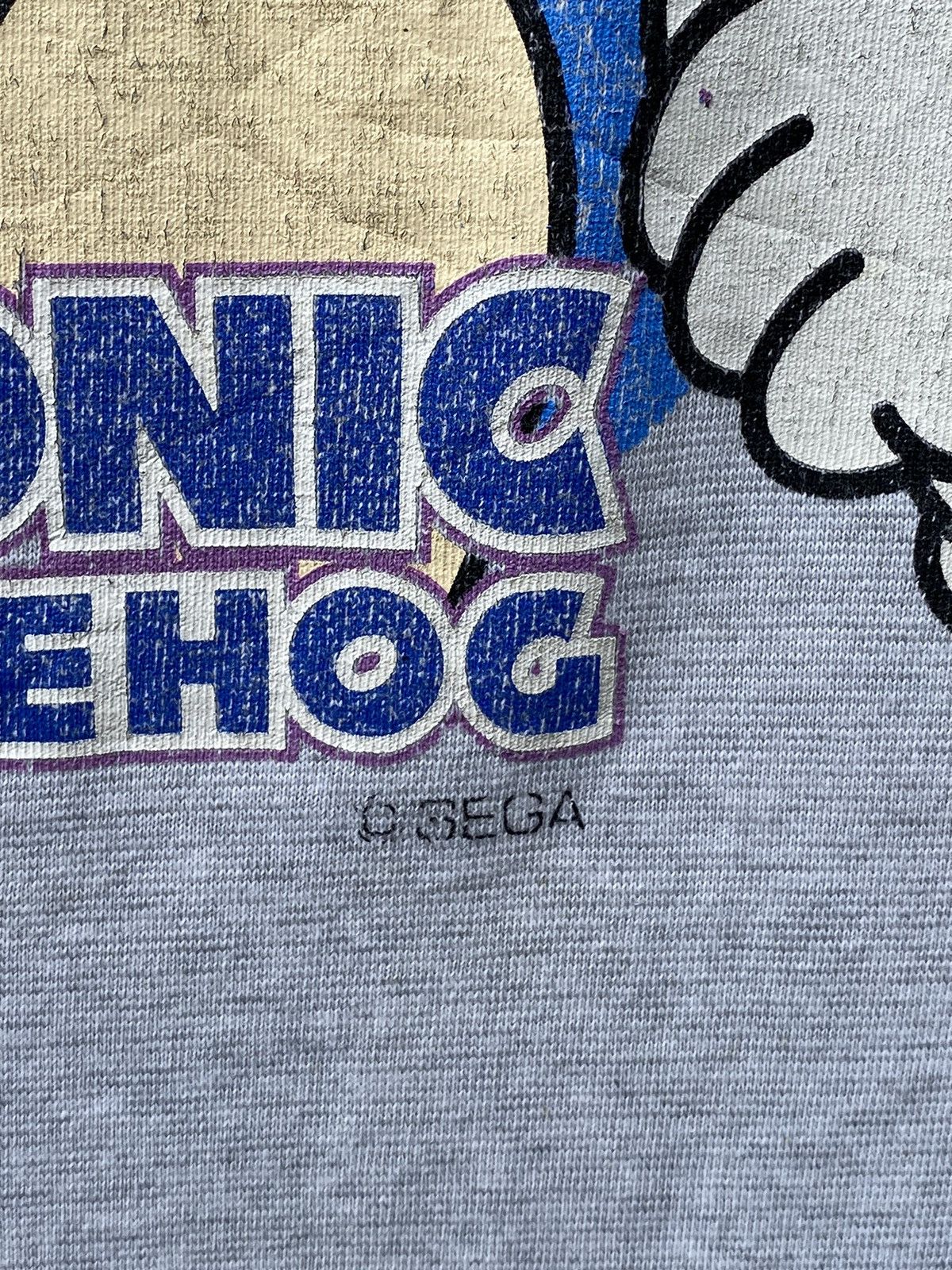 Cartoon Network × Vintage Vintage 1990’s SEGASONIC THE HEDGEHOG Movie Promo Tee Size US L / EU 52-54 / 3 - 5 Thumbnail