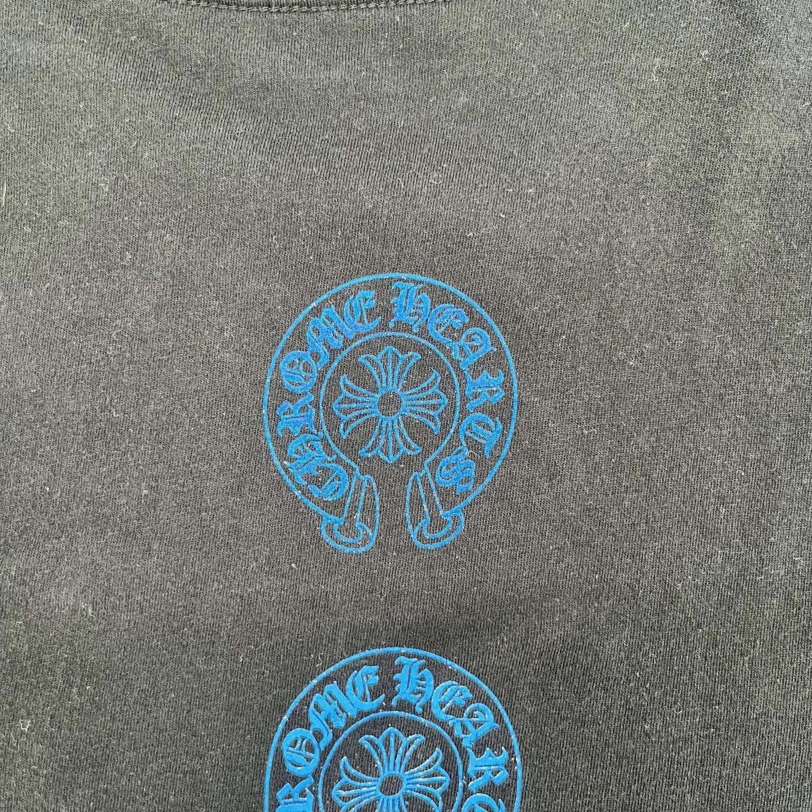 Chrome Hearts Chrome Hearts Horseshoe Tee Large Black Used L Size US L / EU 52-54 / 3 - 12 Thumbnail