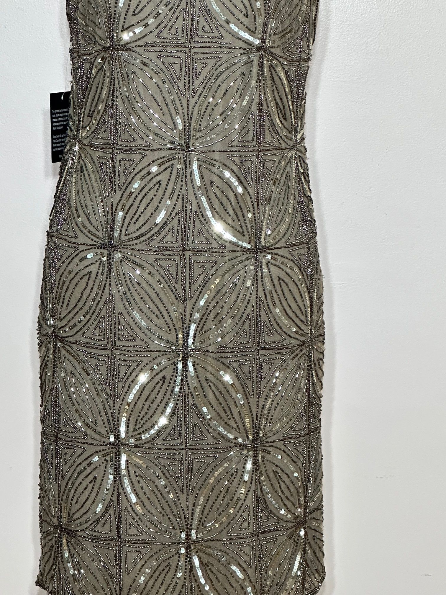 Vintage Prelude 20's style Beaded Sequin Dress Size M / US 6-8 / IT 42-44 - 2 Thumbnail