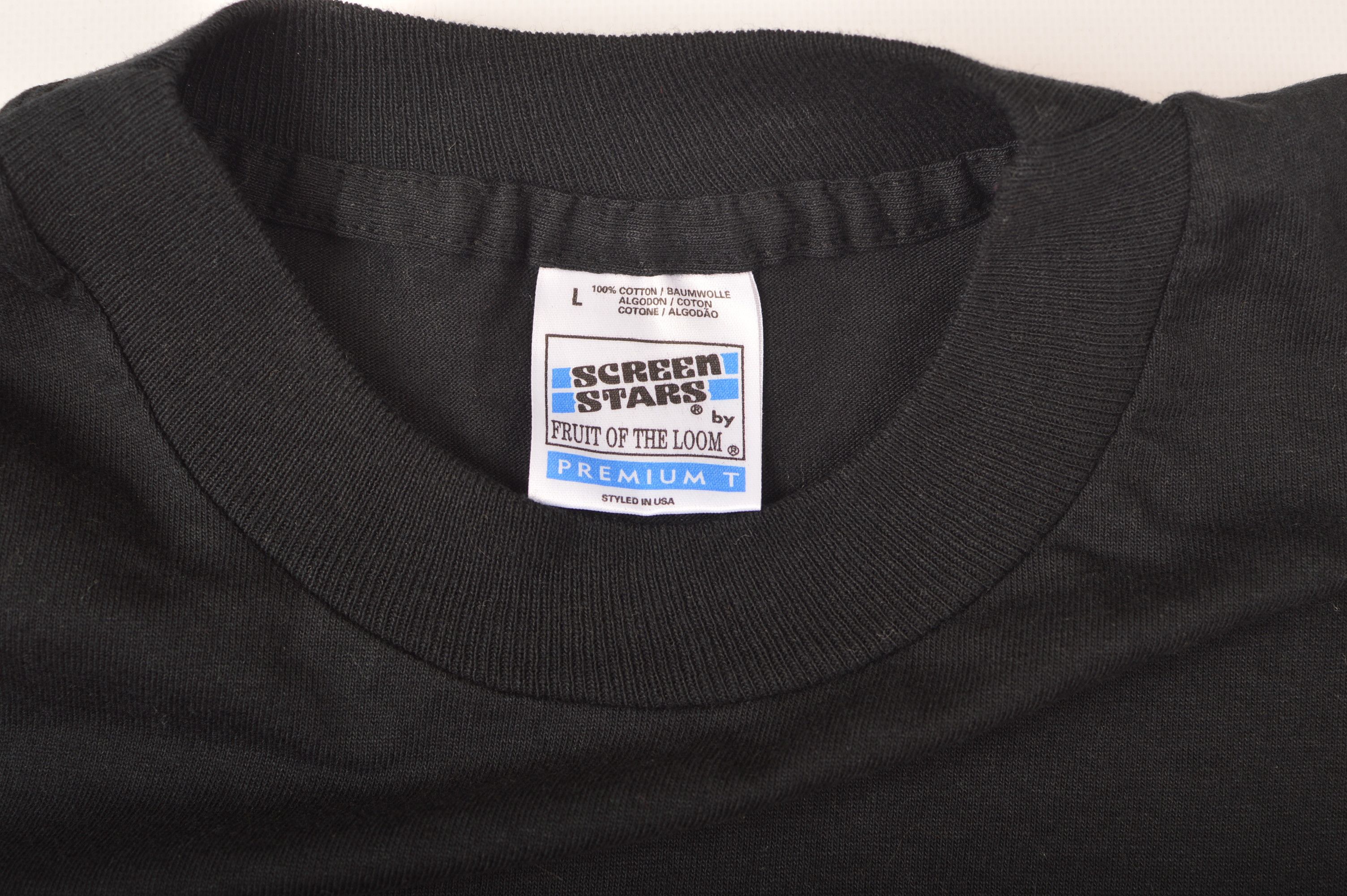 Other Rare Screen Stars Bad Karma Vintage Long Sleeve Rock T-Shirt Size US L / EU 52-54 / 3 - 4 Thumbnail