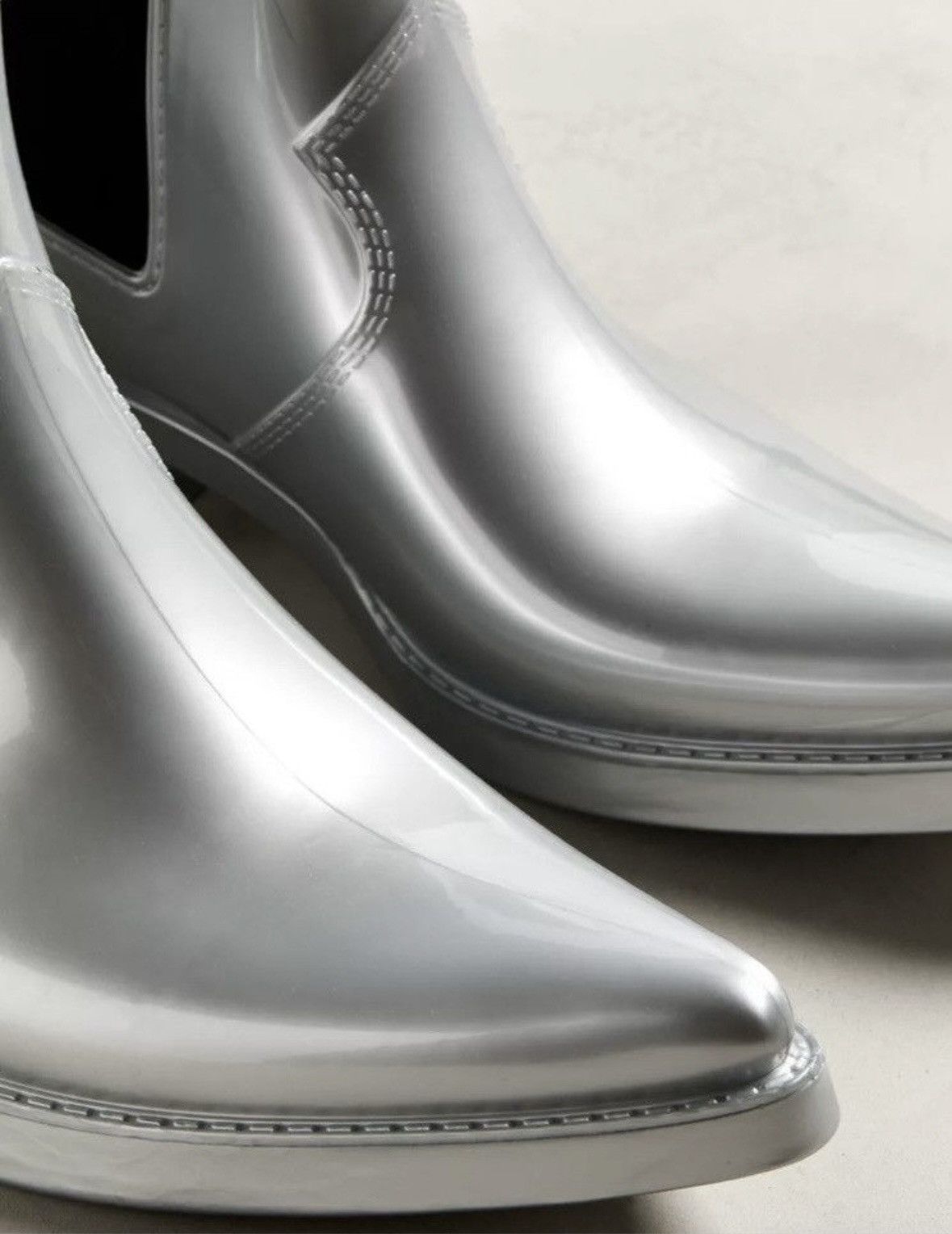 Calvin Klein Calvin Klein Calvin Klein Cole Rubber Silver Boot Size US 11 / EU 44 - 4 Thumbnail