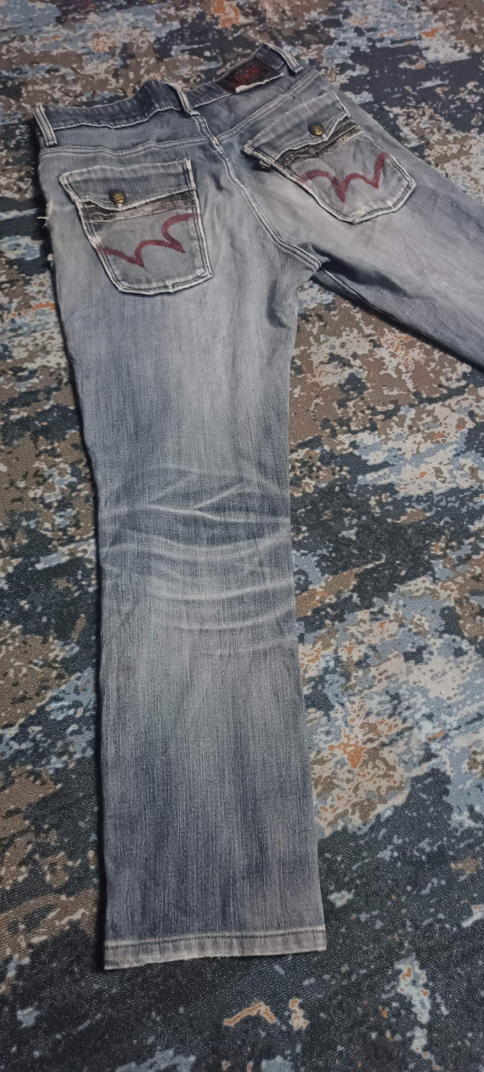 Edwin × Vintage Edwin Wild Fire Jeans Denim Pants Nice Design Size US 30 / EU 46 - 10 Thumbnail
