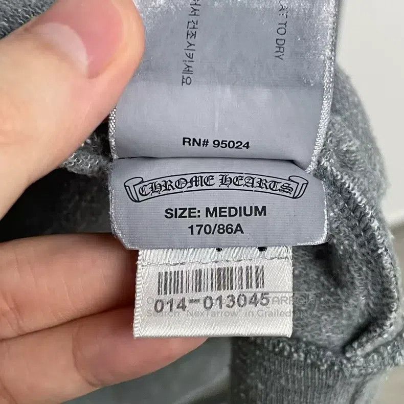 Chrome Hearts CHROME HEARTS Size M Grey Sanskrit sketch oversized cross r Size US M / EU 48-50 / 2 - 8 Thumbnail