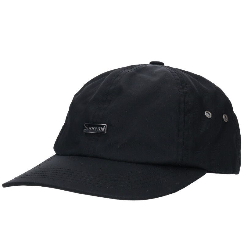 Lacoste × Supreme Supreme LACOSTE Twill 6-Panel Black hat