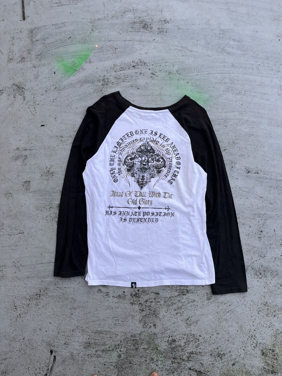 20471120 × Japanese Brand × Le Grande Bleu (L.G.B.) JAPANESE Y2K TGRAHPICS POEM LONGSLEEVE PUNK Size US M / EU 48-50 / 2 - 2 Thumbnail