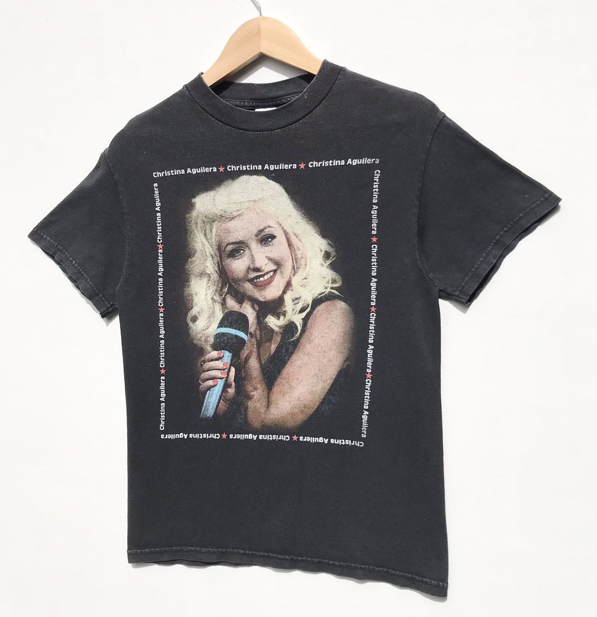 Band Tees Vintage Christina Aguilera Tour 2007 Tee Sun Faded Size US S / EU 44-46 / 1 - 3 Thumbnail