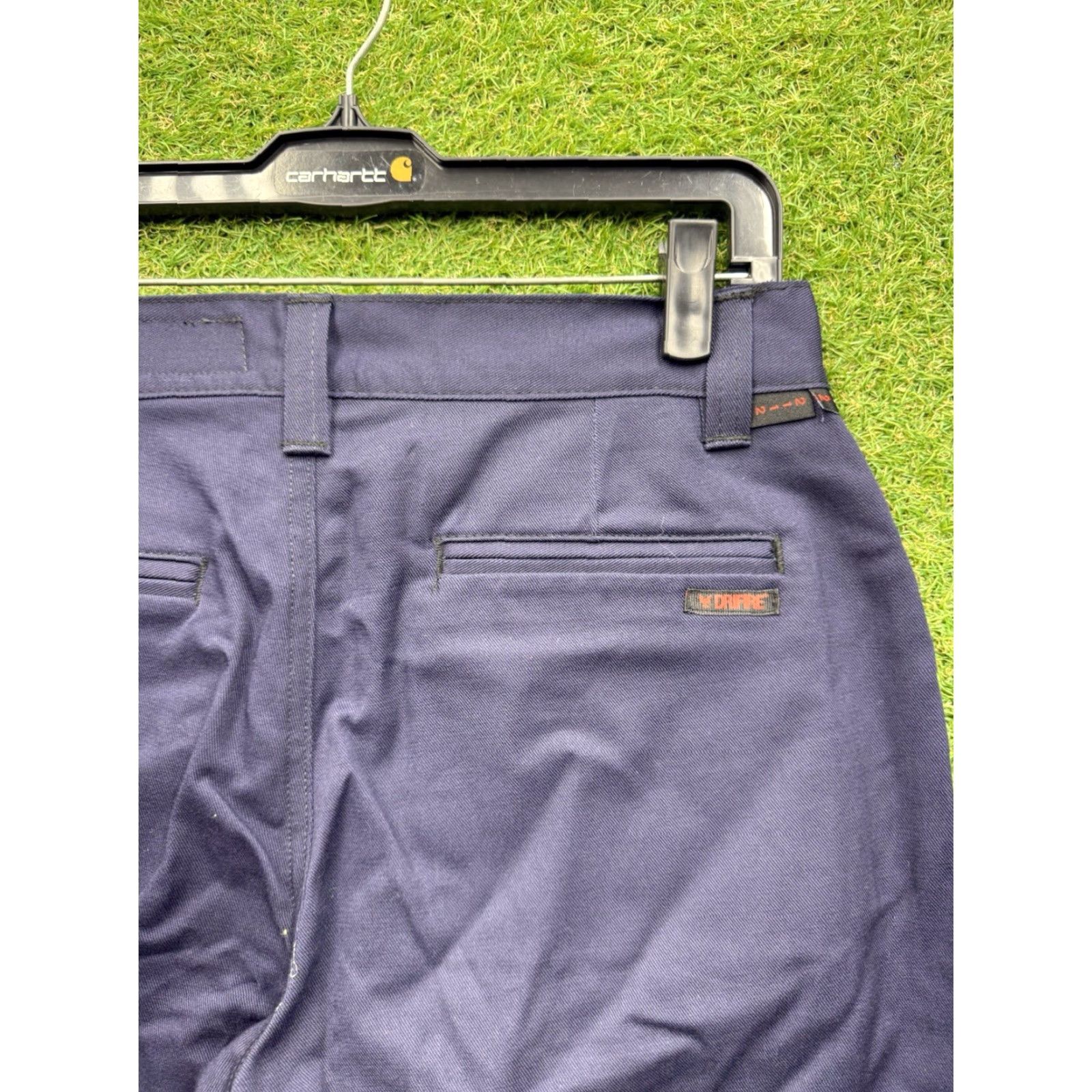 Vintage Drifire Cargo Pants Womens 10 Regular Khaki Blue Solid 5-Pocket College Size 32" / US 10 / IT 46 - 7 Thumbnail