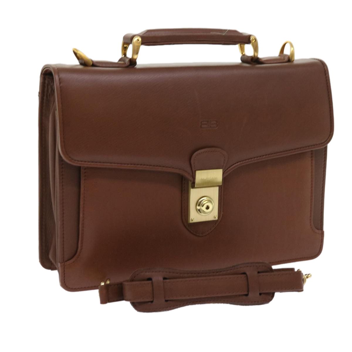 image of Balenciaga Shoulder Bag Leather 2Way Brown Auth Bs8363, Women's