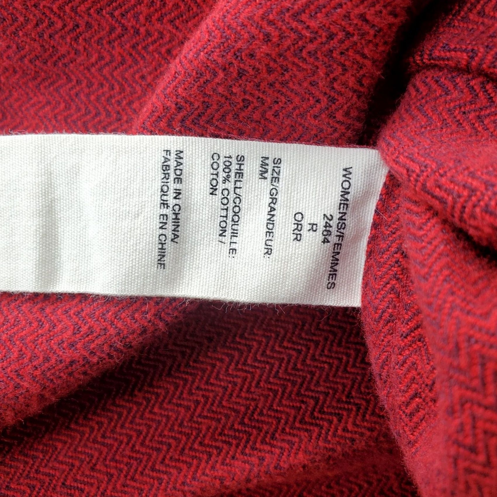 Vintage Woolrich Shirt Women M Dark Red Detail Chest Pockets Long Sleeve Button Up Size M / US 6-8 / IT 42-44 - 7 Thumbnail