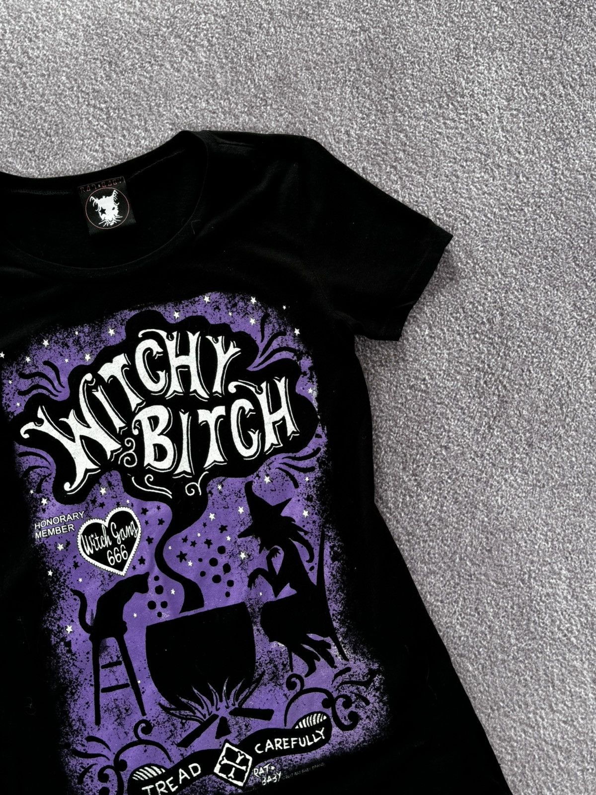 Hysteric Glamour Vintage Y2K Goth Vibe 00s Grunge Top T-Shirt Size M / US 6-8 / IT 42-44 - 5 Thumbnail