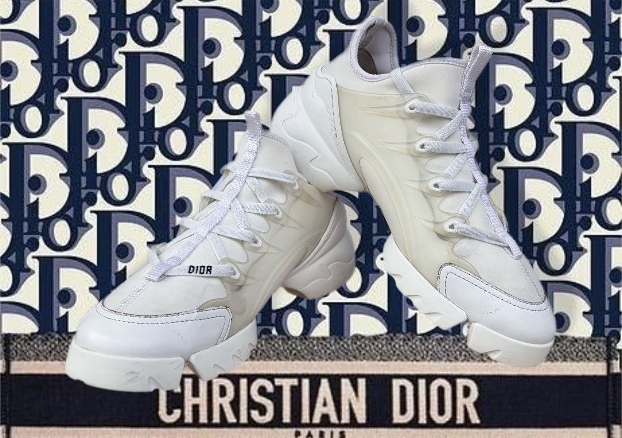 Dior Christian Dior D-Connect Sneakers Leather Women's Shoes Size US 8 / IT 38 - 7 Thumbnail