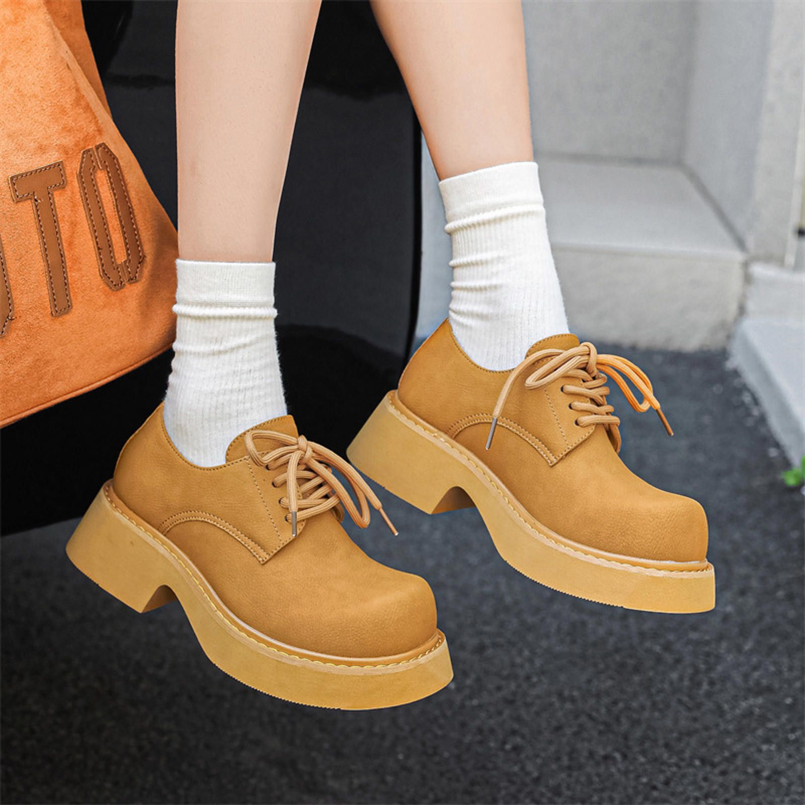 Other Trendy Chunky Lace-Up Shoes Size US 11 / EU 44 - 2 Thumbnail