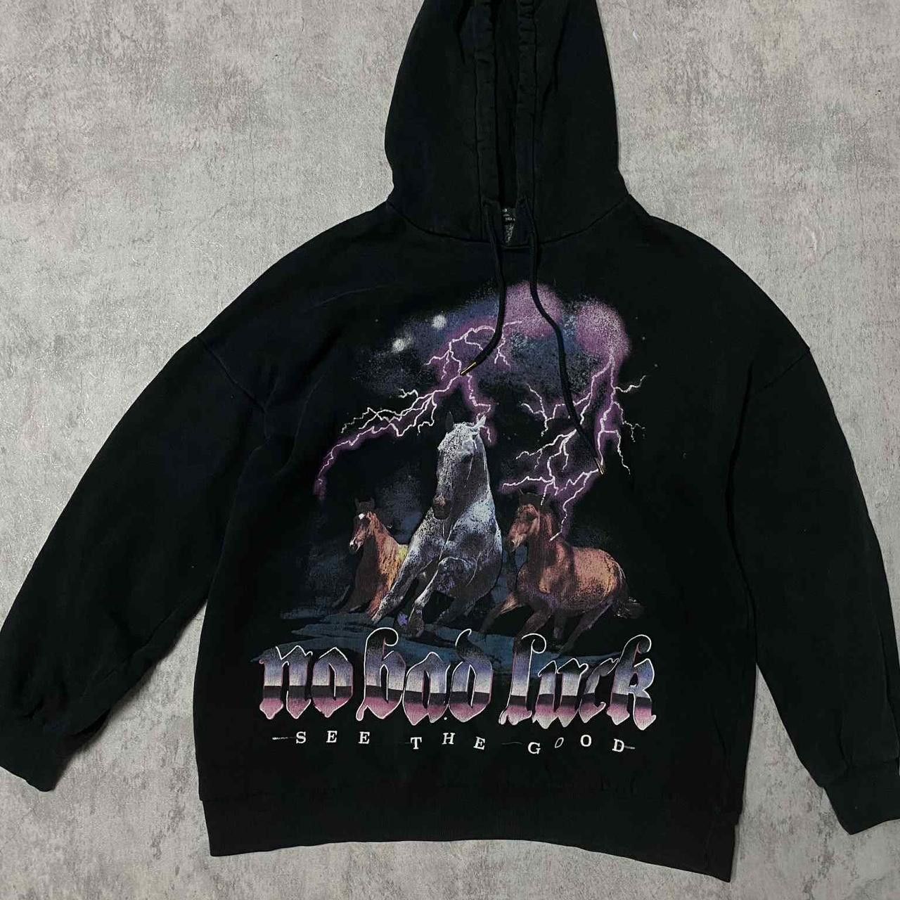 Other Black No Bad Luck hoodie Size US S / EU 44-46 / 1 - 1 Thumbnail
