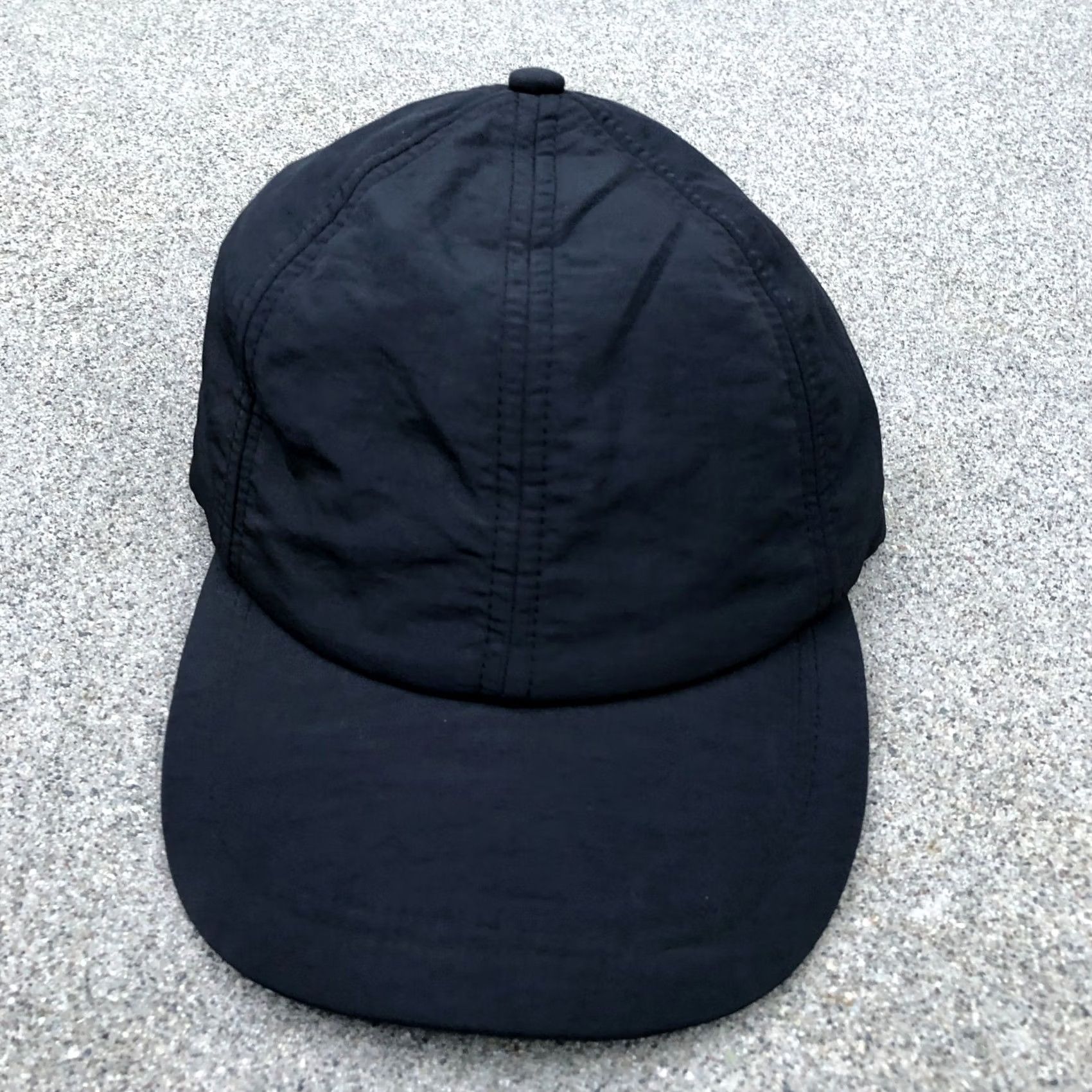 H&M H&M Nylon Strapback Hat Unisex Adult Black M/L Baseball Cap Size ONE SIZE - 7 Thumbnail