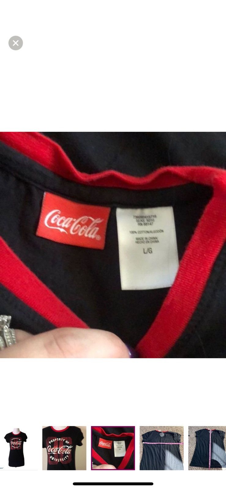 Coca Cola Coca Cola large logo tee Size L / US 10 / IT 46 - 3 Thumbnail