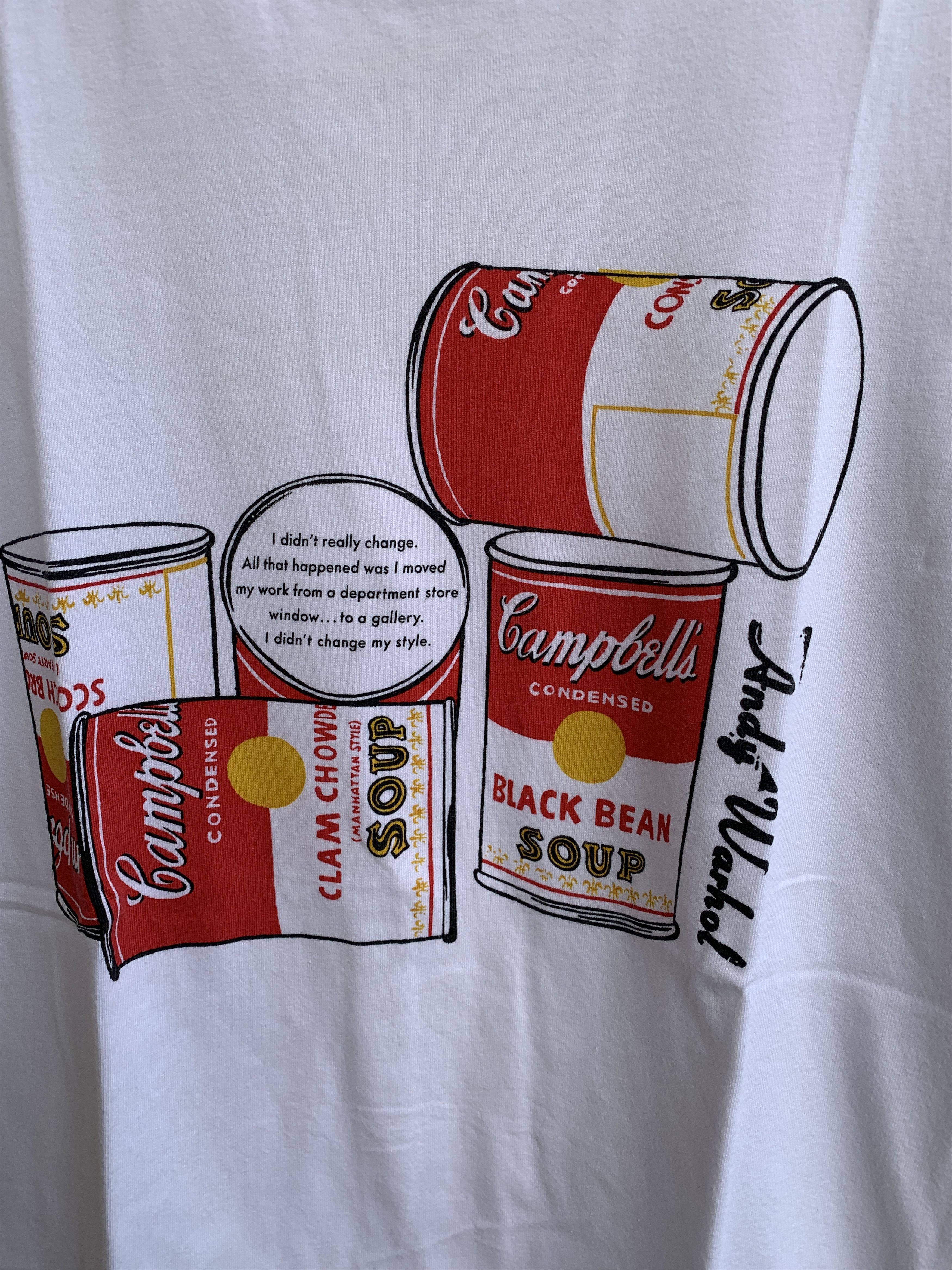 Andy Warhol × Japanese Brand × Uniqlo Uniqlo UT x Andy Warhol 'Campbell's Soup' Size US L / EU 52-54 / 3 - 1 Thumbnail