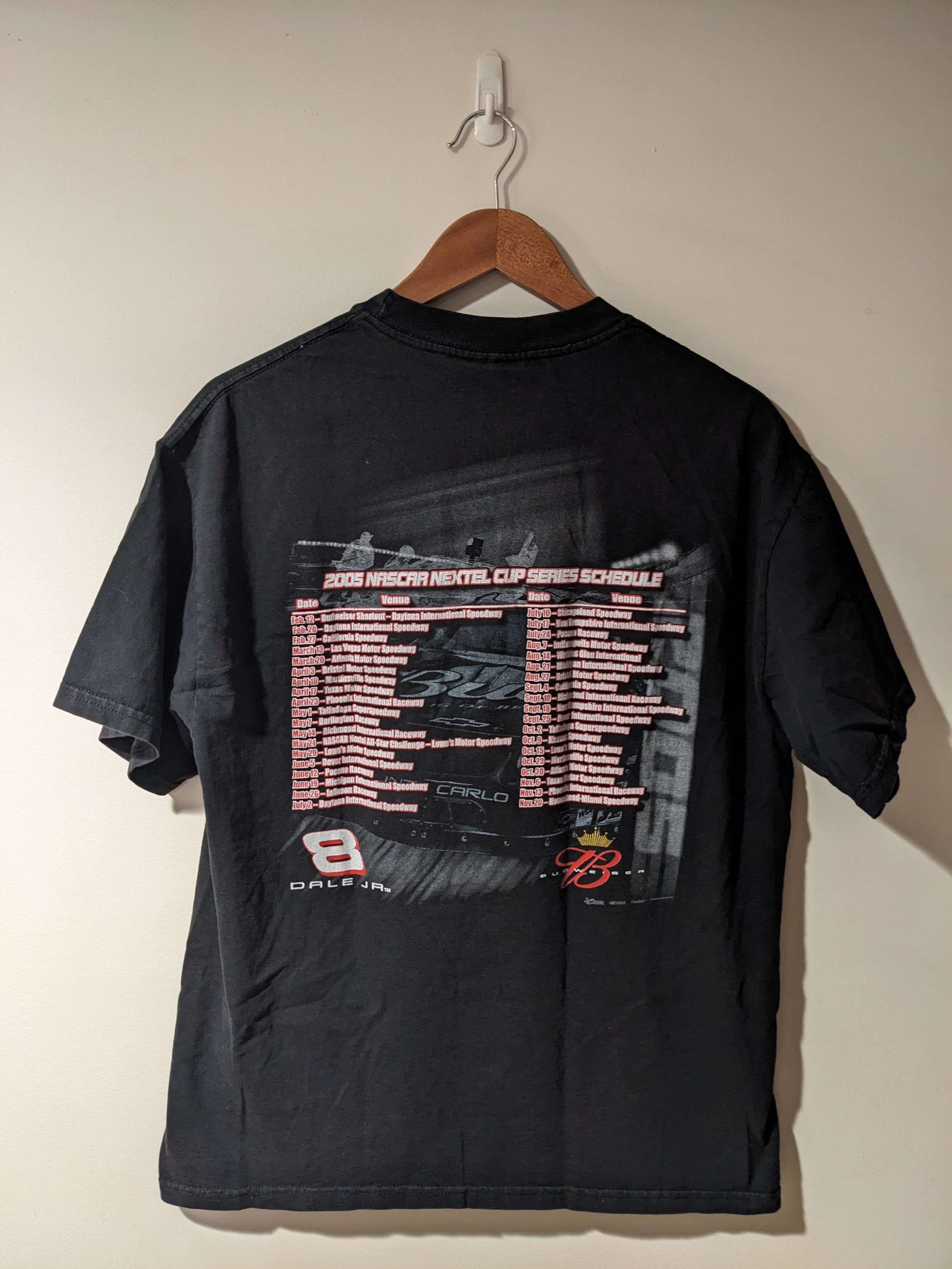 NASCAR × Vintage Vintage 2005 Nascar Nextel Cup Series Black Large T-Shirt Size US L / EU 52-54 / 3 - 7 Thumbnail