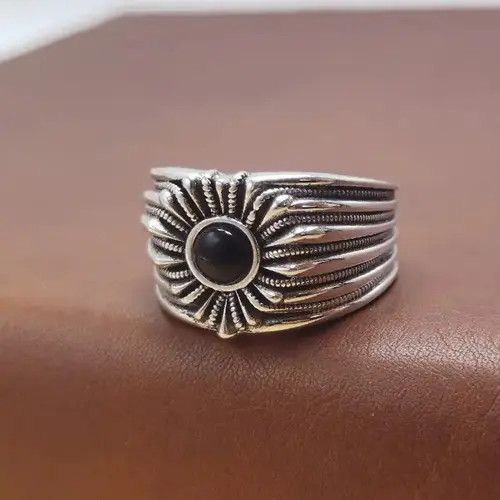 Vintage Vintage Thai Silver 925 Ring Size ONE SIZE - 3 Thumbnail