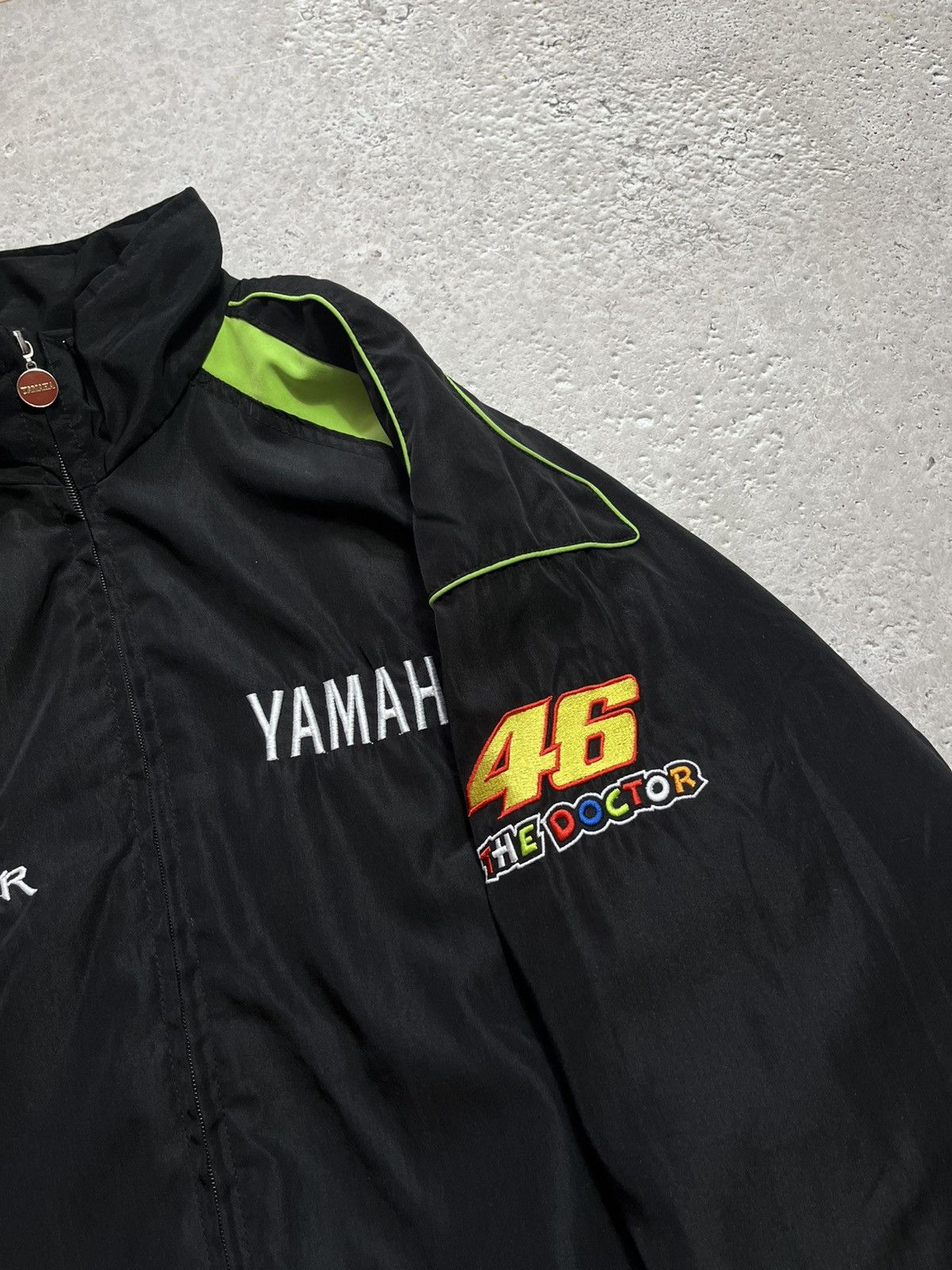 Vintage × Yamaha Yamaha Monster Energy VR46 Racing Jacket Black Green XL Size US XL / EU 56 / 4 - 6 Thumbnail