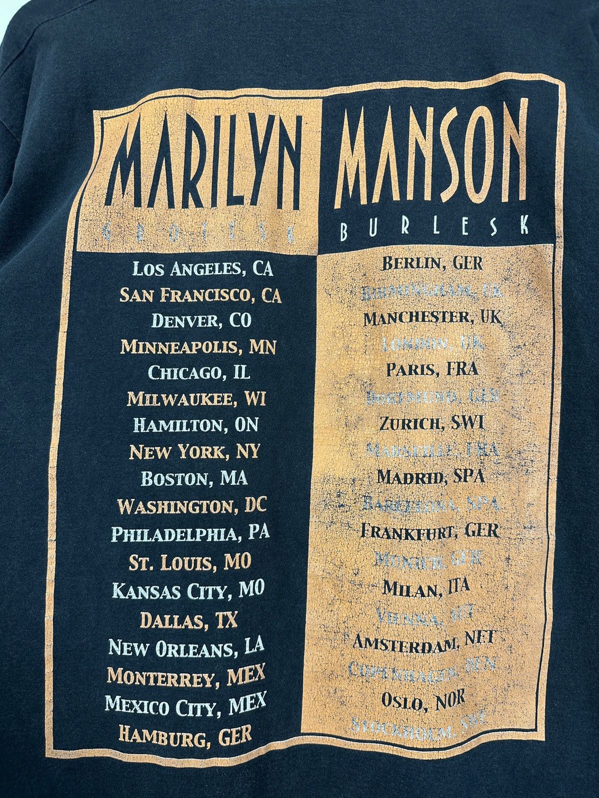 Band Tees 2003 Vintage Marilyn Manson The Golden Age of Grotesque Size US L / EU 52-54 / 3 - 16 Thumbnail