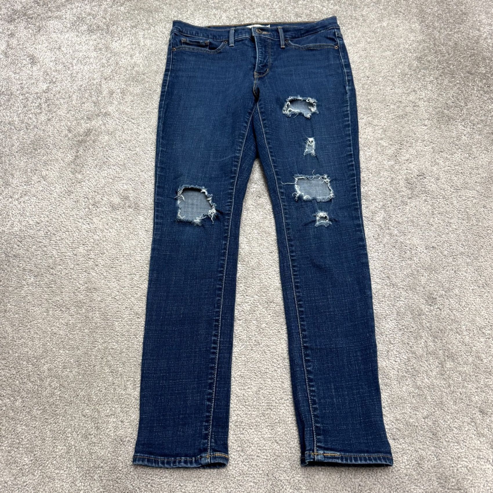 Levi's Levi's Jeans 311 Shaping Skinny Denim Womens 29 Regular 30 Blue Dark Wash Size 29" - 2 Thumbnail