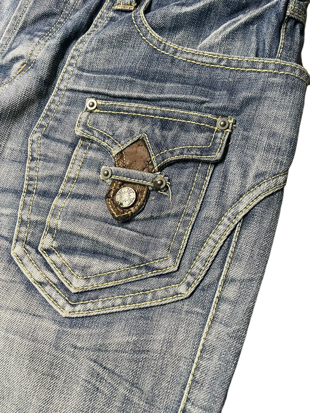 Tornado Mart Flare Jeans Nicole Club Clawmark Denim Bootcut Size US 32 / EU 48 - 6 Thumbnail