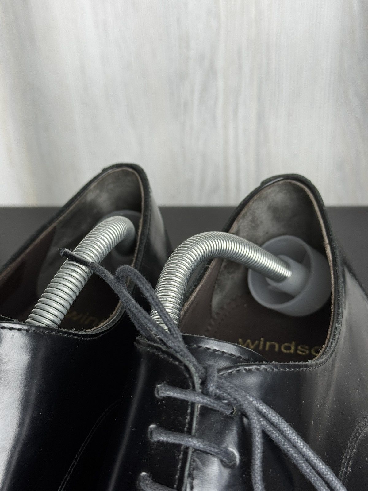 Other Windsor. black leather classic derby formal shoes Size US 10.5 / EU 43-44 - 14 Thumbnail