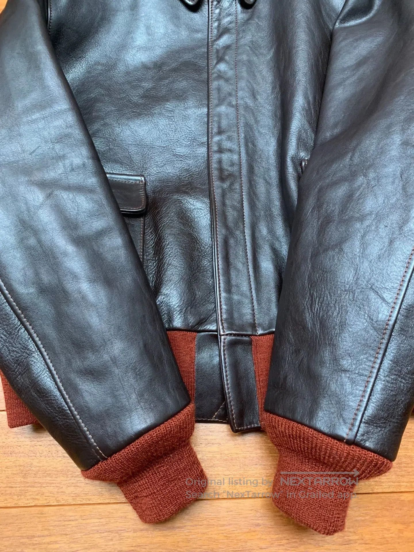 Japanese Brand THE FEW 10th Anniv A-2 Horsehide Jacket. Size US XS / EU 42 / 0 - 5 Thumbnail