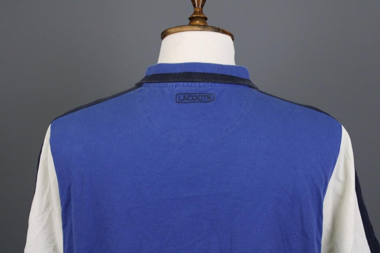 Lacoste Lacoste Andy Roddick Blue Colorblock Polo Shirt Size 8 / 3XL Size US XXL / EU 58 / 5 - 9 Thumbnail