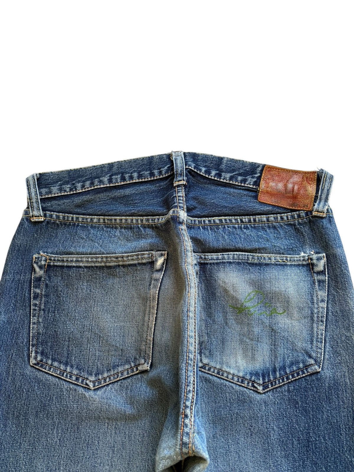 Sugar Cane Vintage Japanese Sugar Canes Toyo Selvedge Baggy Style Jeans Size US 31 - 9 Thumbnail