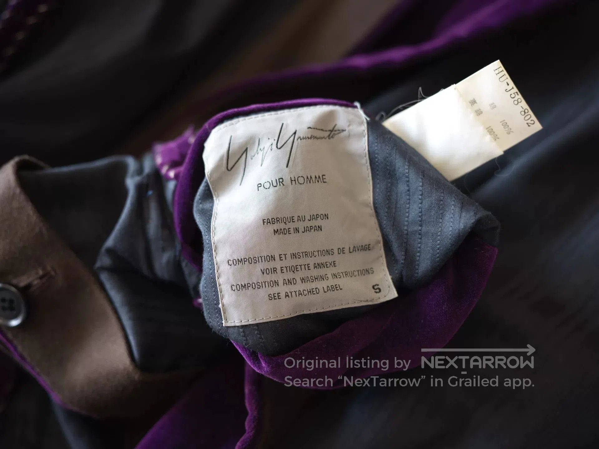 Yohji Yamamoto dual. Size US S / EU 44-46 / 1 - 9 Thumbnail