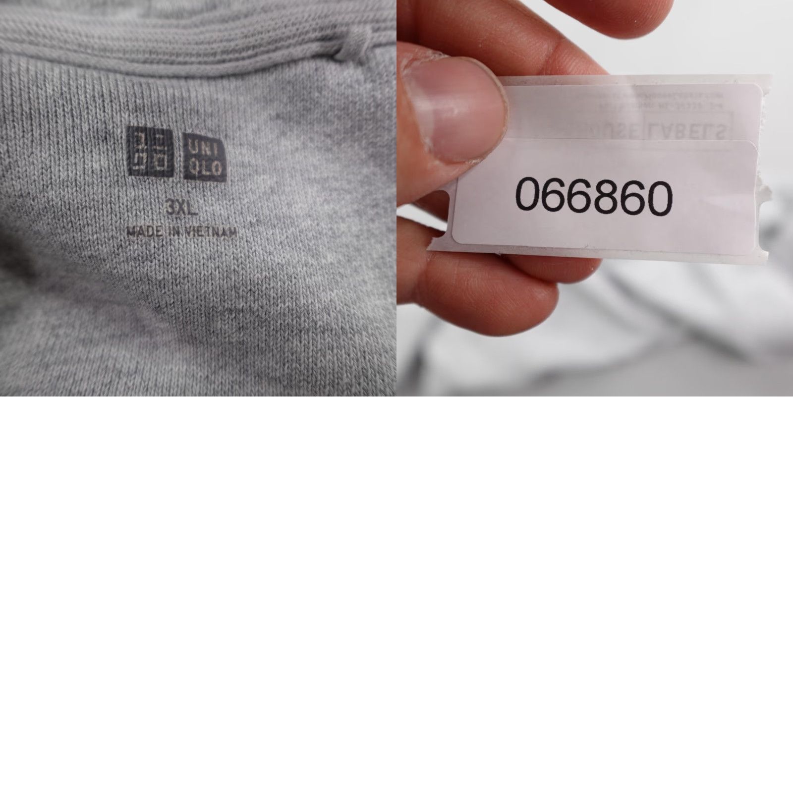 Uniqlo Uniqlo Hoodie Mens 3XL Gray Pullover Fleece Sweatshirt Sweater Comfort Fleece Size US XXL / EU 58 / 5 - 8 Thumbnail