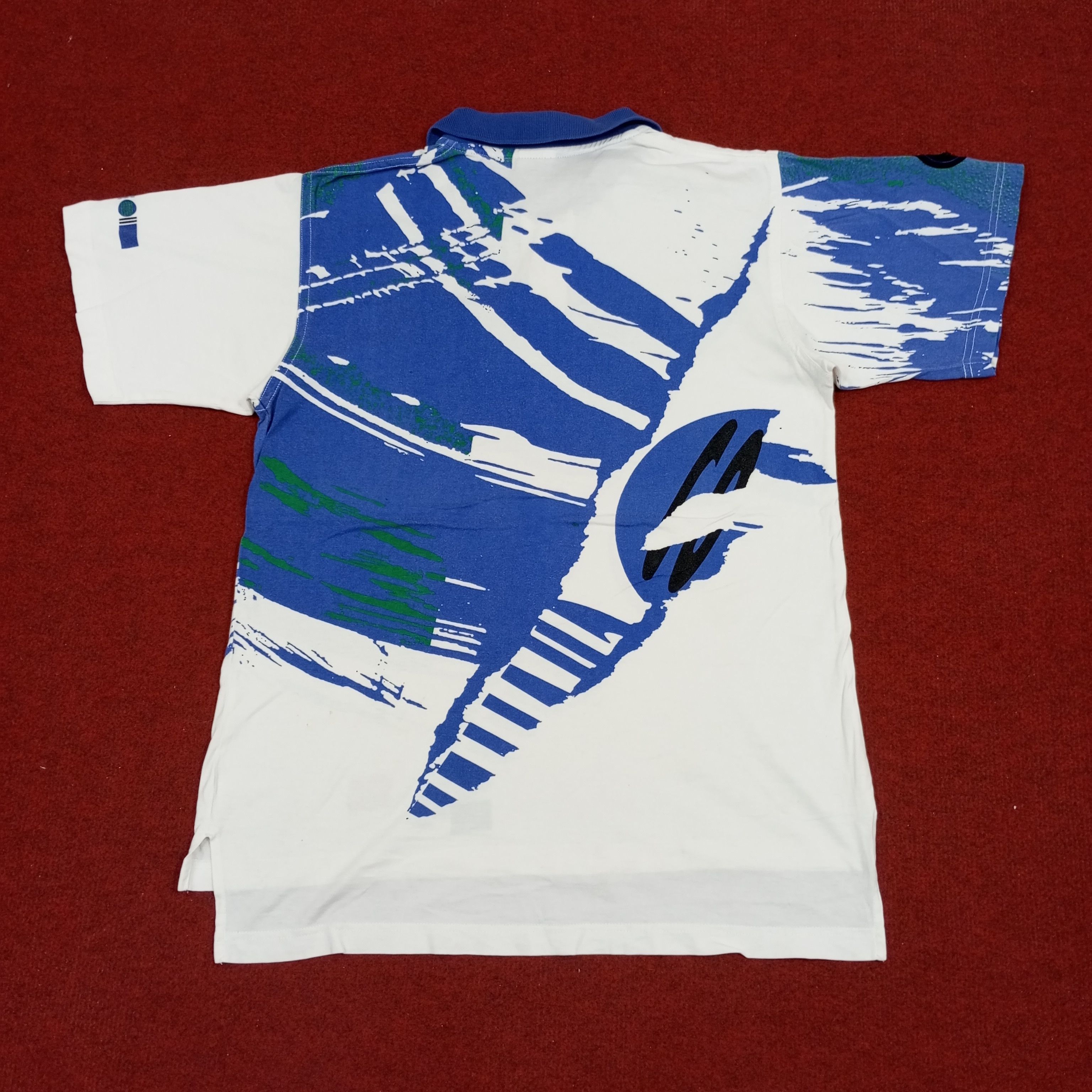 Nike × Vintage Nike Challenge Court Nice Design Polos Size US M / EU 48-50 / 2 - 3 Thumbnail