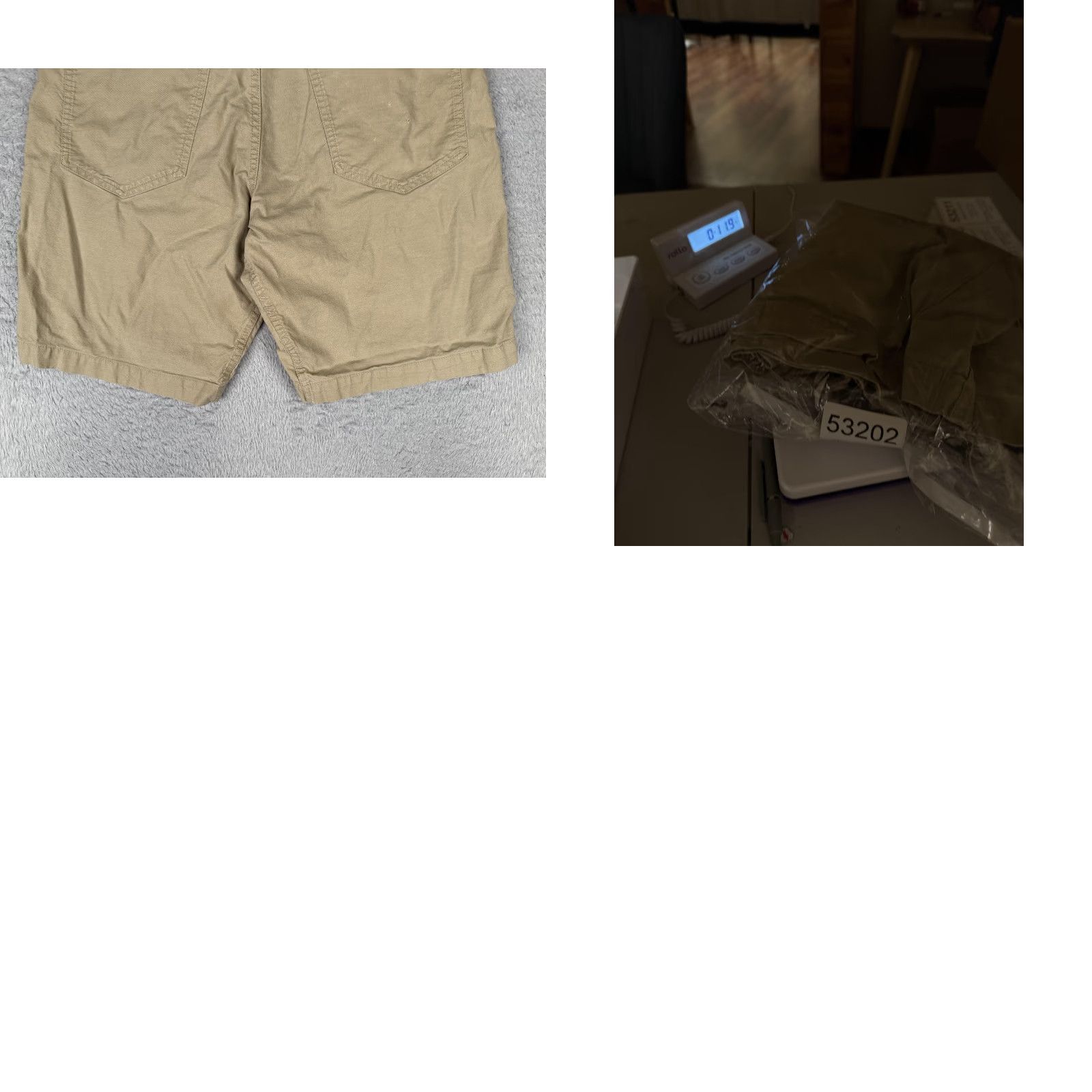 The North Face The North Face Shorts Mens 34 Khaki Beige Chino Flat Front Casual Zip Pockets Hem Tear Flaw Size US 34 / EU 50 - 10 Thumbnail