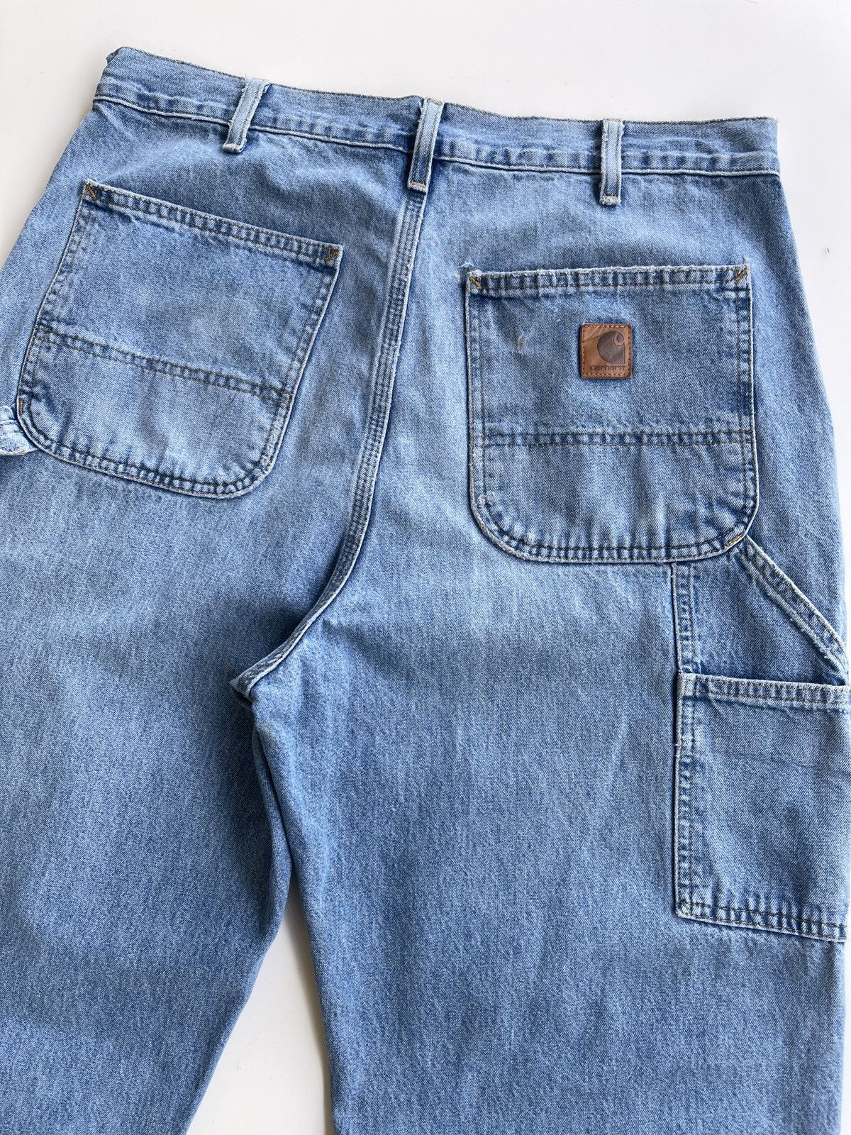 Carhartt Vintage Carhartt Carpenter Distressed Denim Size US 32 / EU 48 - 7 Thumbnail