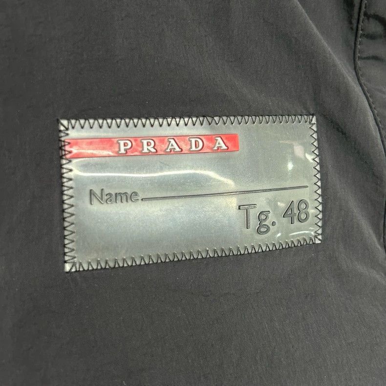 Prada PRADA Metal Triangle Logo Cotton Jacket-2506 Size US L / EU 52-54 / 3 - 6 Thumbnail