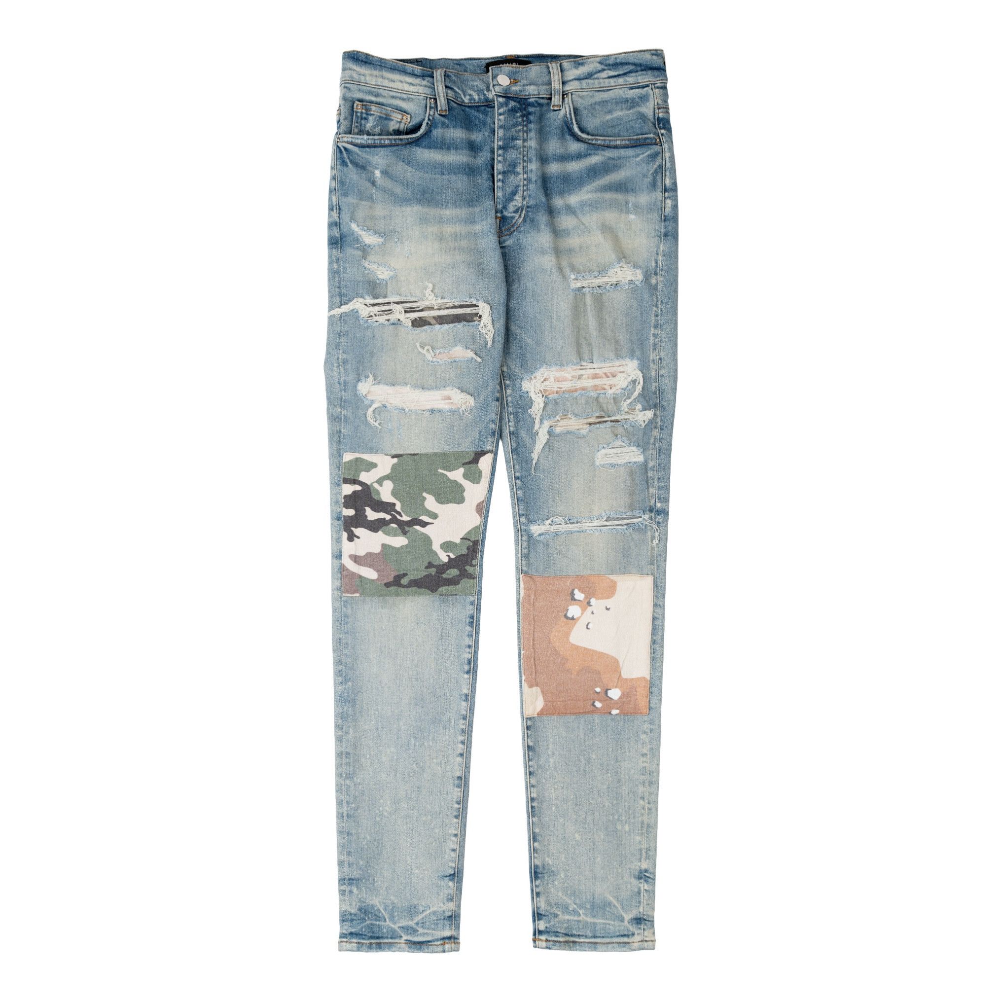 Amiri Painter Military Patch Jeans W9M01327SD | Grailed