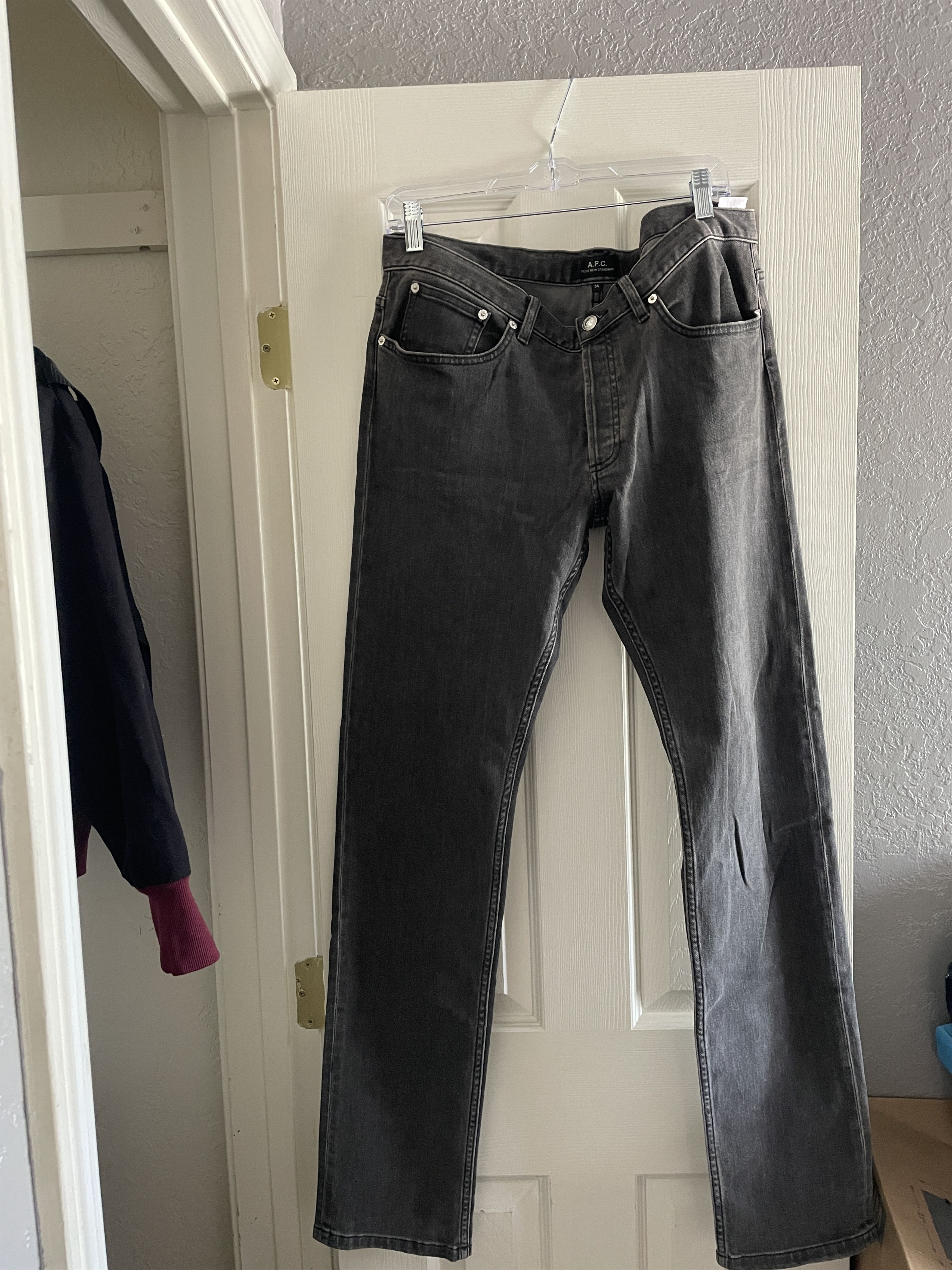 A.P.C. Grey Straight leg jeans Size US 34 / EU 50 - 1 Thumbnail