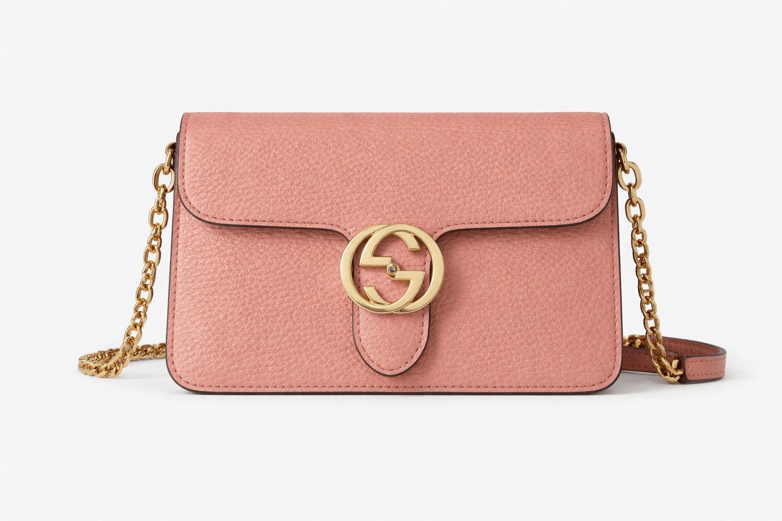 Gucci Pink Interlocking G crossbody bag Size ONE SIZE - 1 Thumbnail